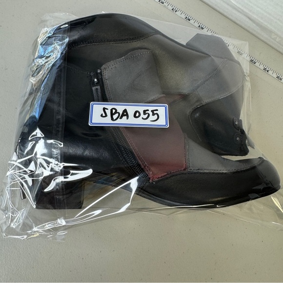 Aetrex Lagenlook Colorblock Leather Arch Support Comfort Ankle Boots Size 9M - Picture 13 of 13